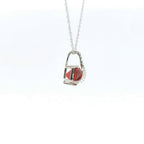 Chatham 3.56ct Lab Ruby & Diamond Pendant