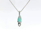 Chatham 0.51ct Emerald & Diamond Pendant