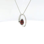 Chatham 1.20ct Lab Ruby & Diamond Pendant