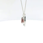 Chatham 1.20ct Lab Ruby & Diamond Pendant