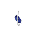 Chatham 1.79ct Lab Sapphire & Diamond Pendant