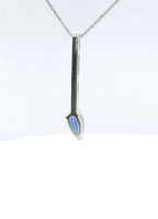 Chatham 0.83ct Lab Sapphire & Diamond Pendant