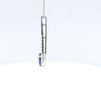 Chatham 0.83ct Lab Sapphire & Diamond Pendant