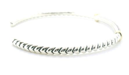 Perfect Love .25ct Diamond Two-Tone Silver Cuff