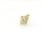 Chatham 0.37ct Lab Emerald & Diamond Pendant
