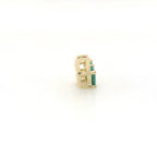 Chatham 0.37ct Lab Emerald & Diamond Pendant
