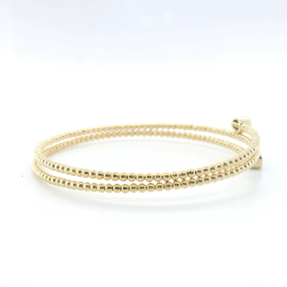 Perfect Love 0.37ct Diamond Pear & Emerald Beaded Bracelet