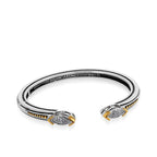 John Atencio Elixir 0.30ct Diamond Hinge Cuff