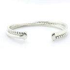 Perfect Love 0.50ct Diamond Silver Cuff
