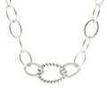 Perfect Love 0.14ct Diamond Silver Cable Chain