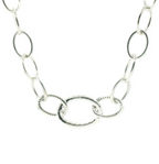 Perfect Love 0.14ct Diamond Silver Cable Chain