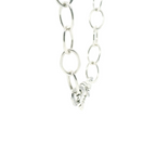 Perfect Love 0.14ct Diamond Silver Cable Chain