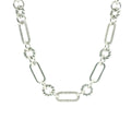 Perfect Love .25ct Diamond Silver Paperclip Necklace