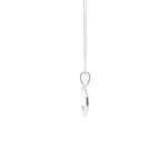 Perfect Love Silver Initial C Diamond Pendant with Chain