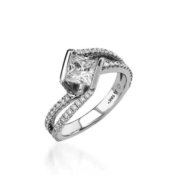 Mystere Yellow Gold Engagement Ring