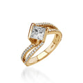 Mystere Yellow Gold Engagement Ring