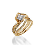 Mystere Yellow Gold Engagement Ring
