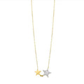 Perfect Love 0.10ct Diamond Star Necklace