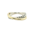 Perfect Love Two-Tone Crossover Ring