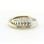 Perfect Love Two-Tone Crossover Ring