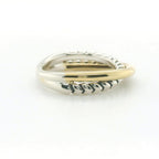 Perfect Love Two-Tone Crossover Ring