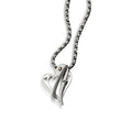 John Atencio Two-tone Heart Pendant with Chain