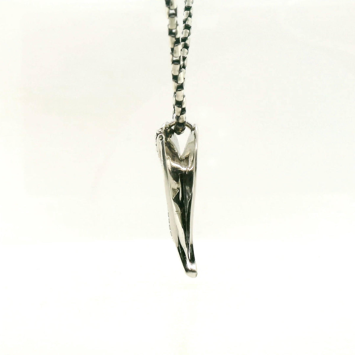 John Atencio Two-tone Heart Pendant with Chain