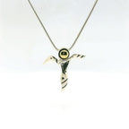 John Atencio Silver Angel Two-Tone Pendant with Chain