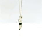 John Atencio Silver Angel Two-Tone Pendant with Chain