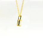 0.50ct Oval Lab Diamond Gold Vermeil Necklace