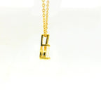 0.50ct Pear Lab Diamond Gold Vermeil Necklace