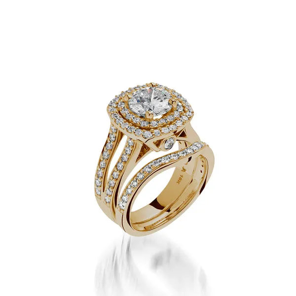 Cashmere Yellow Gold Engagement Ring