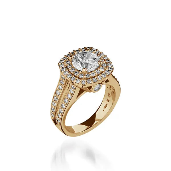 Cashmere Yellow Gold Engagement Ring