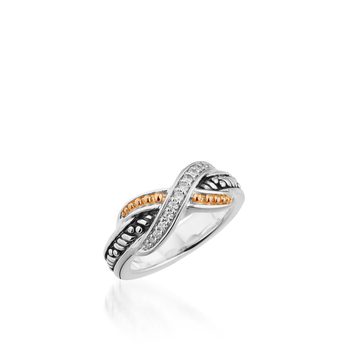 Apollo Pave Diamond Curve Ring