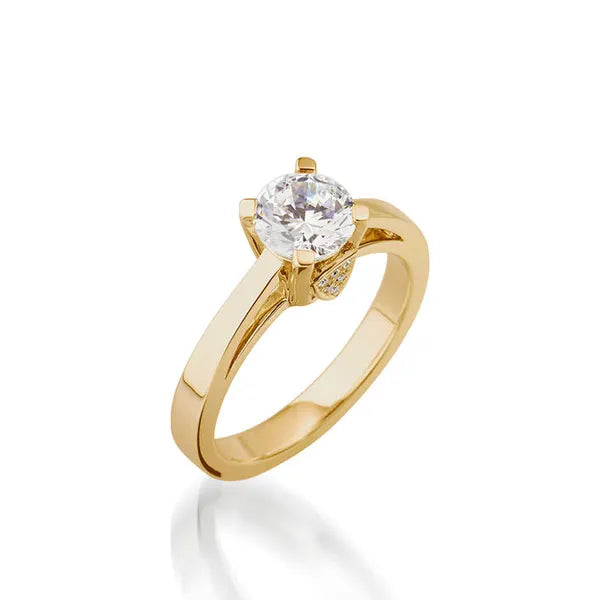 Tribute Yellow Gold Engagement Ring