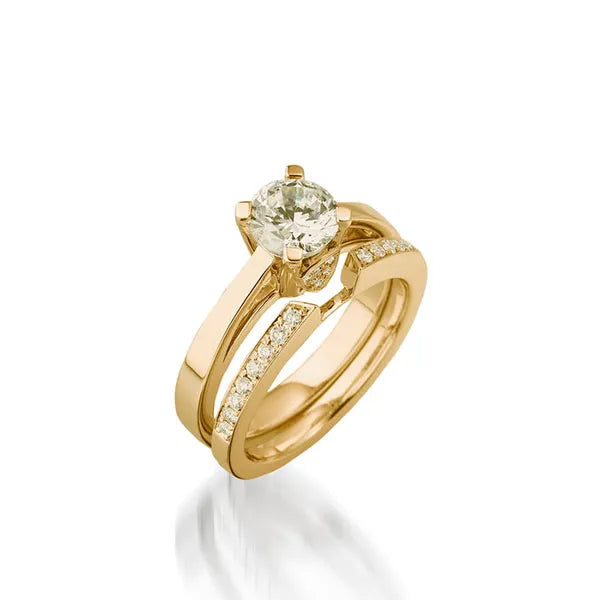 Tribute Yellow Gold Engagement Ring