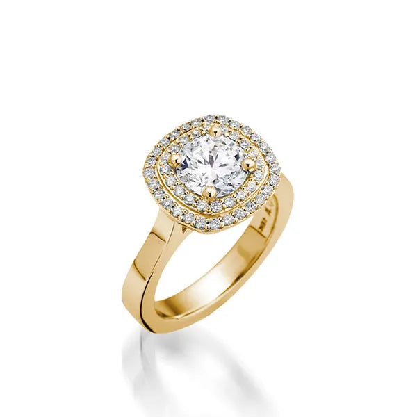 Chantilly Yellow Gold Engagement Ring