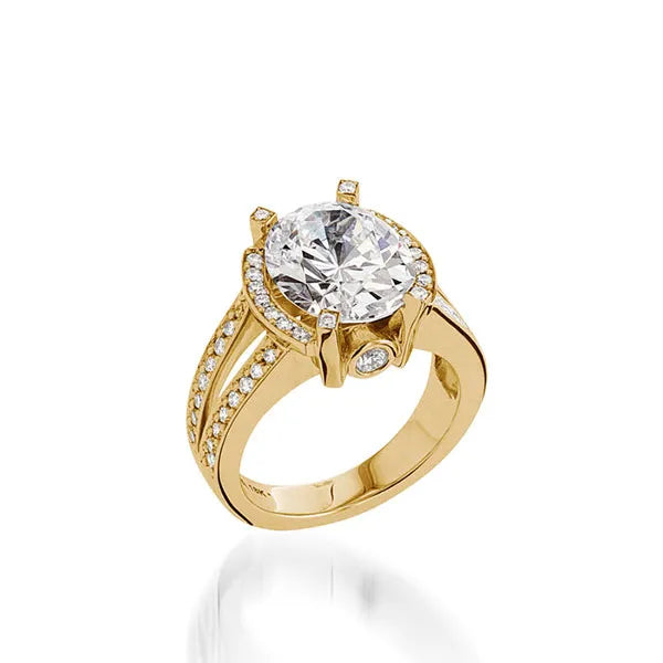 Catherine Elite Yellow Gold Diamond Ring