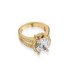 Catherine Elite Yellow Gold Diamond Ring