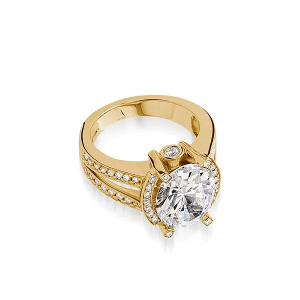 Catherine Elite Yellow Gold Diamond Ring