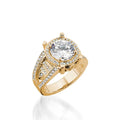 Isabella Elite Yellow Gold Diamond Ring
