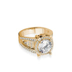 Isabella Elite Yellow Gold Diamond Ring