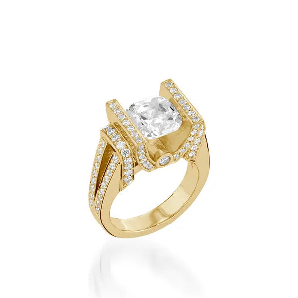 Amelia Elite Yellow Gold Diamond Ring