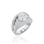Cleopatra Elite Yellow Gold Diamond Ring