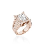 Nefertiti Elite Yellow Gold Diamond Ring