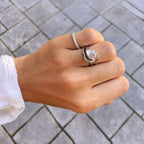 Essence Pave Diamond Wedding Band
