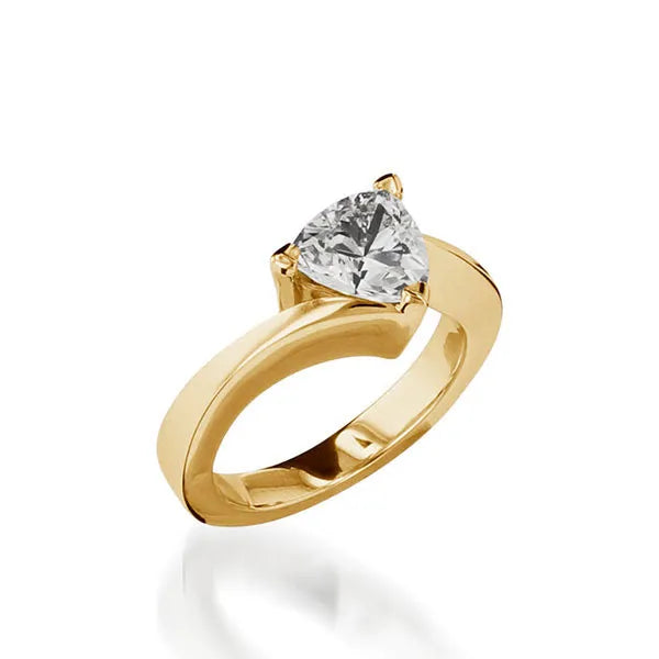 Azure Yellow Gold Engagement Ring