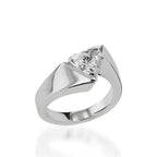 Optica Yellow Gold Engagement Ring