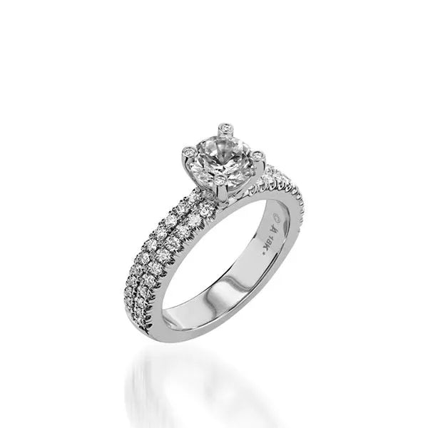 Dynasty Yellow Gold Engagement Ring