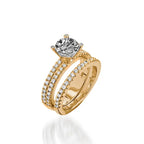 Dynasty Yellow Gold Engagement Ring
